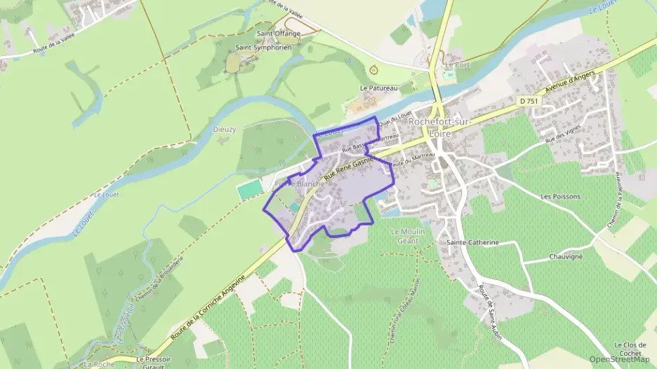 Maison 88 m² cinq pièces à vendre à Rochefort-sur-Loire