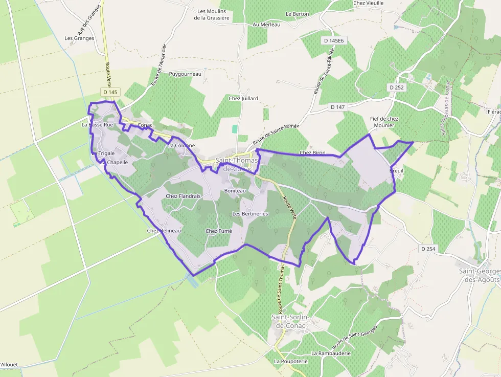 Maison 96 m² trois pièces à vendre à Saint-Thomas-de-Conac