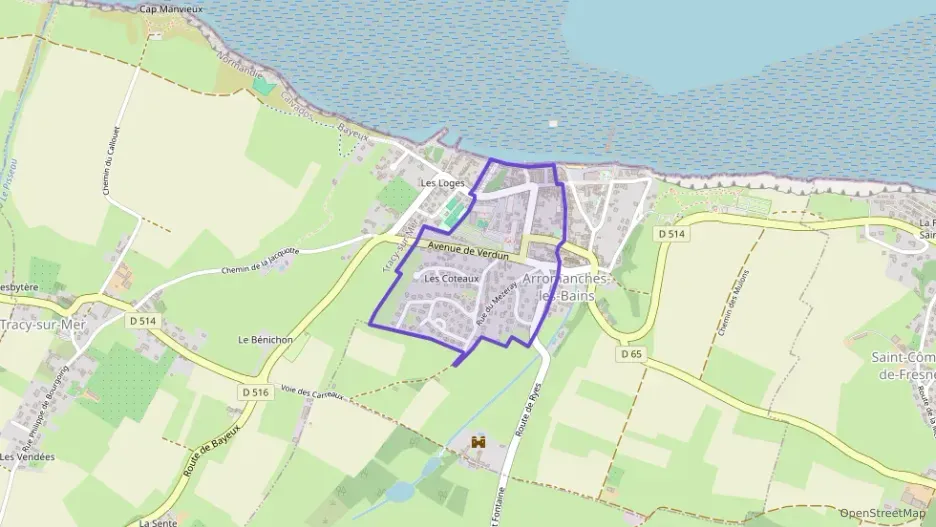 Maison 70 m² trois pièces à vendre à Arromanches-les-Bains