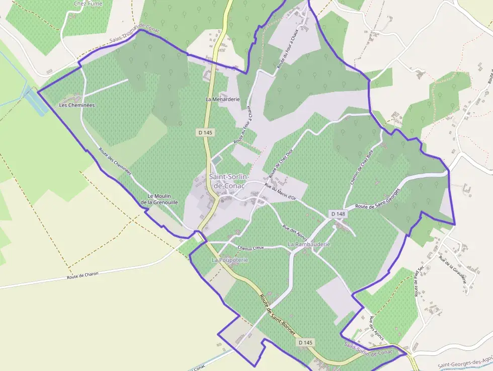 Maison 85 m² quatre pièces à vendre à Saint-Sorlin-de-Conac