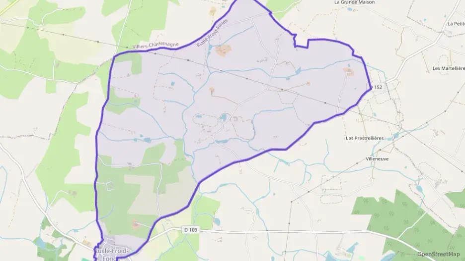 Maison 119 m² quatre pièces à vendre à Ruillé-Froid-Fonds