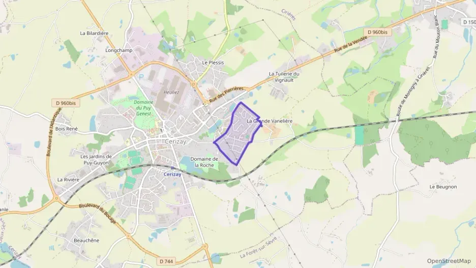 Maison 89 m² cinq pièces à vendre à Cerizay