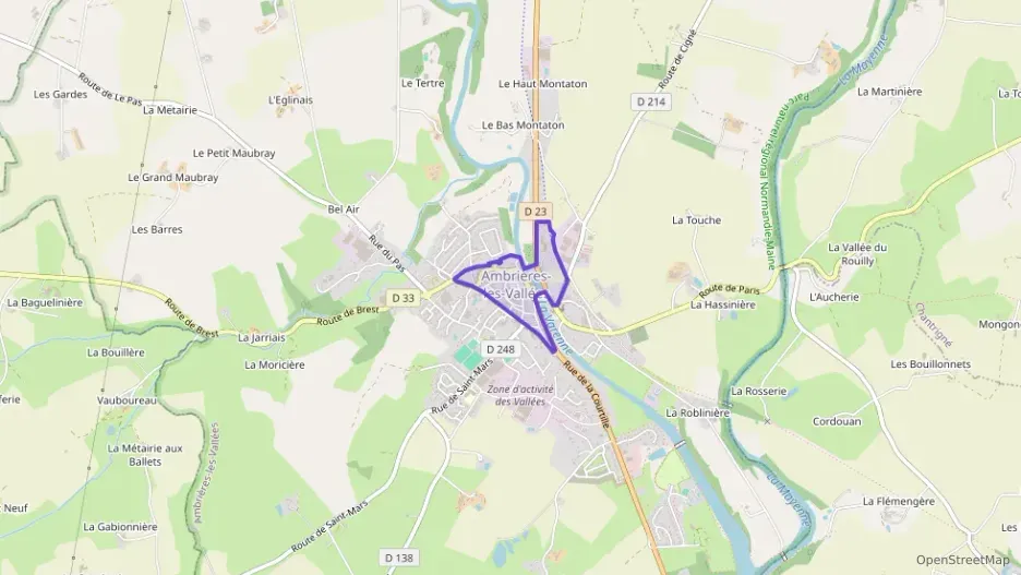 Maison 125 m² quatre pièces à vendre à Ambrières-les-Vallées