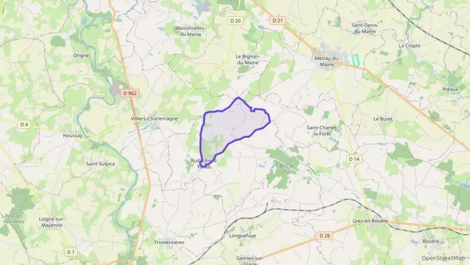 Maison 112 m² cinq pièces à vendre à Ruillé-Froid-Fonds Maison 112 m² cinq pièces à vendre à Ruillé-Froid-Fonds