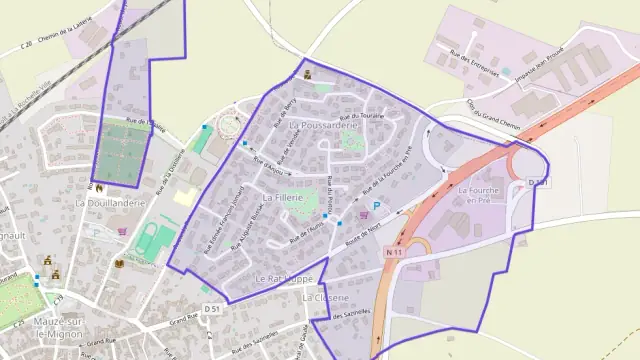 Maison 96 m² quatre pièces à vendre à Mauzé-sur-le-Mignon