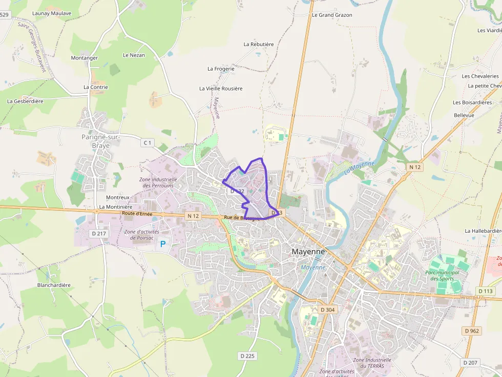 Maison 86 m² quatre pièces à vendre à Mayenne