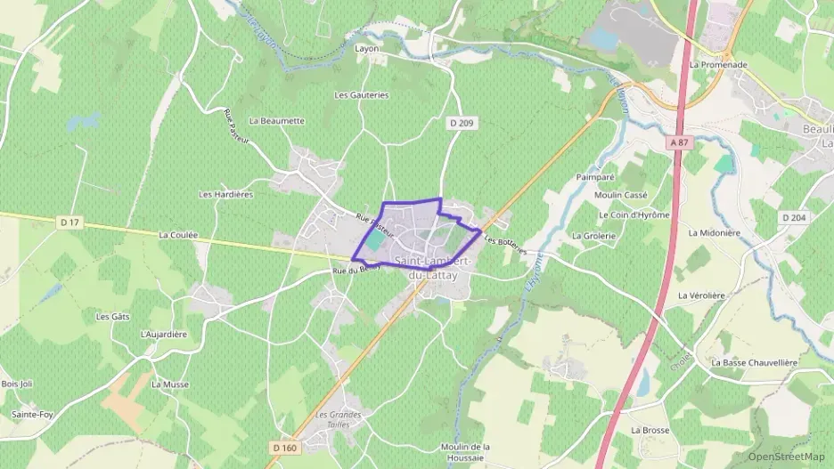 Maison 90 m² quatre pièces à vendre à Val-du-Layon
