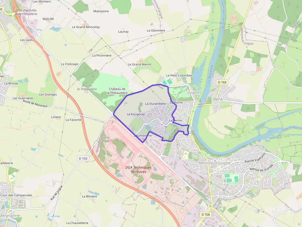 Maison 91 m² quatre pièces à vendre à Montreuil-Juigné