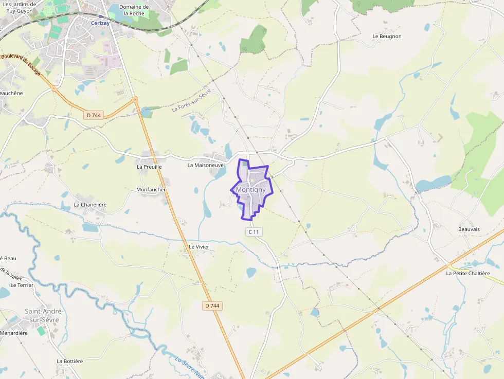 Maison 101 m² quatre pièces à vendre à La Forêt-sur-Sèvre