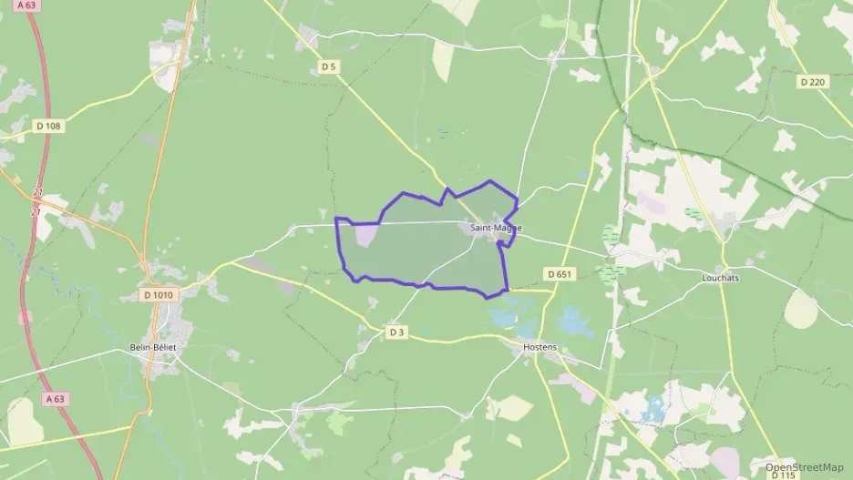 Maison 75 m² quatre pièces à vendre à Saint-Magne