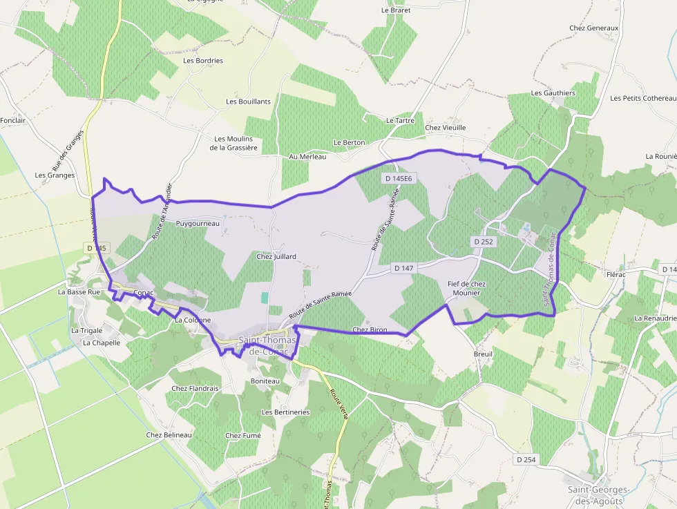 Maison 98 m² trois pièces à vendre à Saint-Thomas-de-Conac