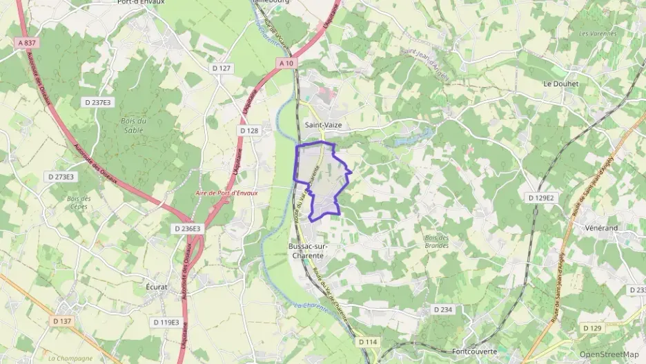 Maison 140 m² quatre pièces à vendre à Bussac-sur-Charente