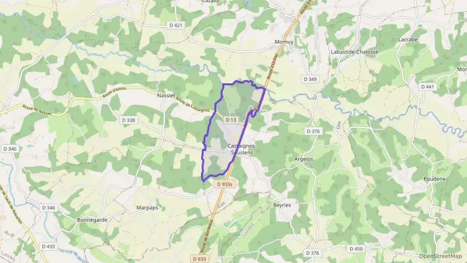 Maison 129 m² cinq pièces à vendre à Castaignos-Souslens