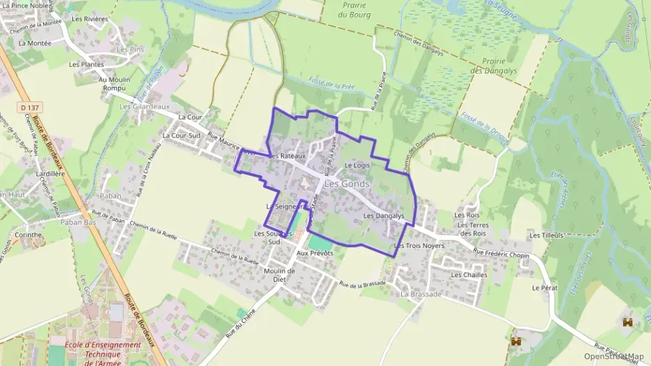 Maison 68 m² trois pièces à vendre à Les Gonds
