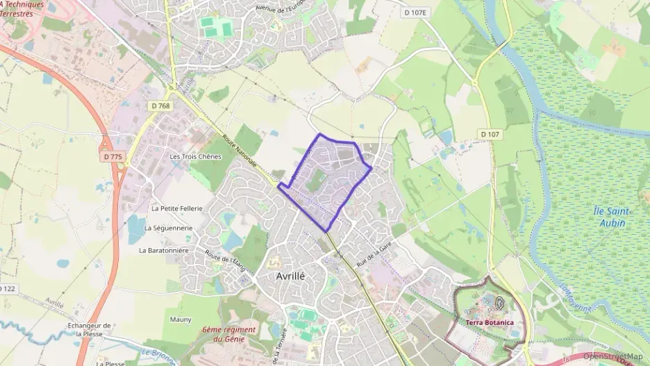 Maison 105 m² quatre pièces à vendre à Avrillé