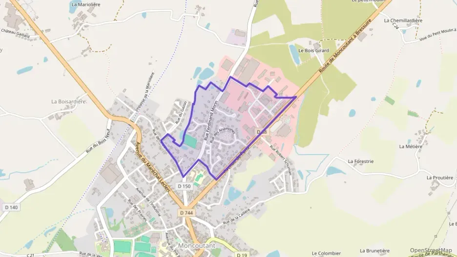 Maison 76 m² quatre pièces à vendre à Moncoutant-sur-Sèvre