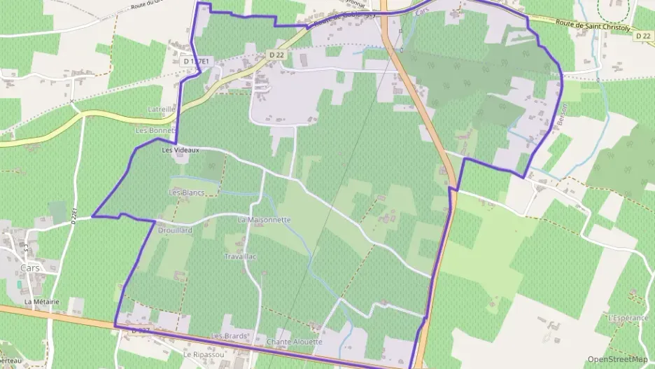 Maison 72 m² trois pièces à vendre à Cars Maison 72 m² trois pièces à vendre à Cars