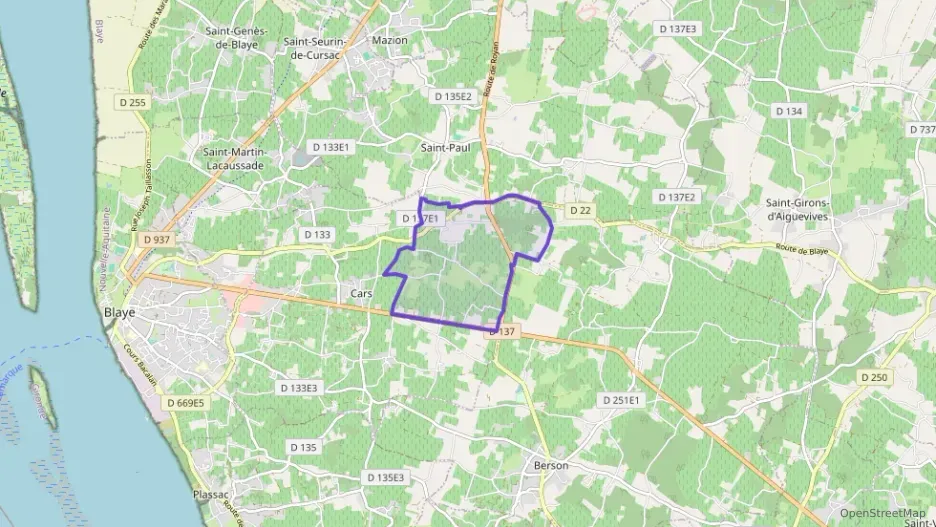 Maison 72 m² trois pièces à vendre à Cars Maison 72 m² trois pièces à vendre à Cars