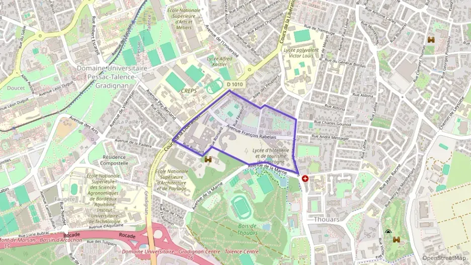Maison 113 m² quatre pièces à vendre à Talence