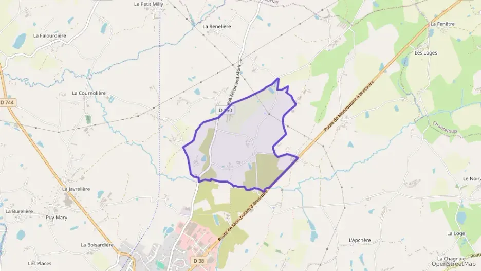 Maison 100 m² quatre pièces à vendre à Moncoutant-sur-Sèvre