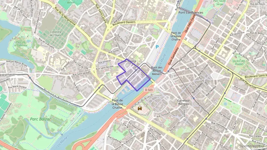 Maison 70 m² trois pièces à vendre à Angers