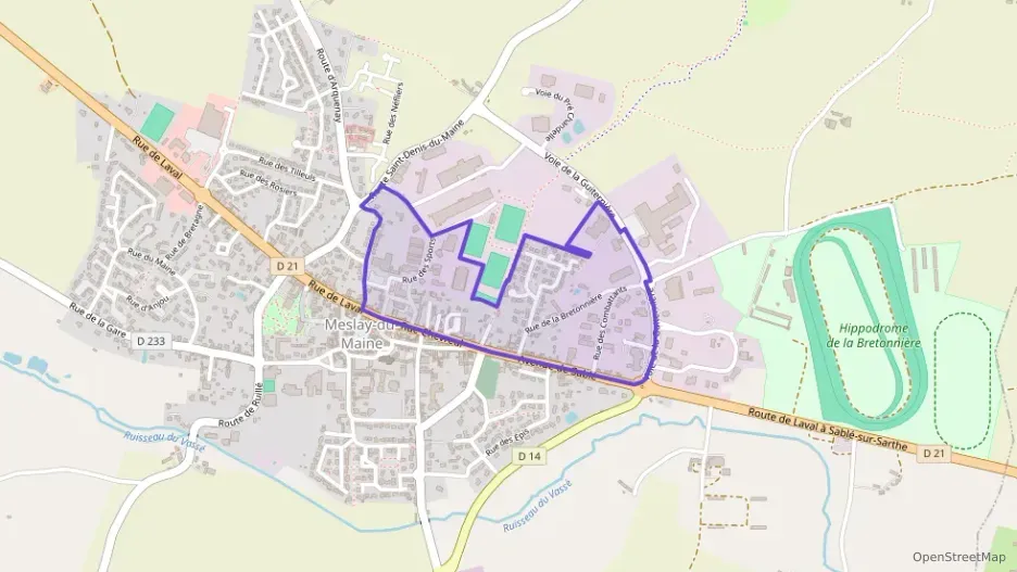 Maison 71 m² trois pièces à vendre à Meslay-du-Maine