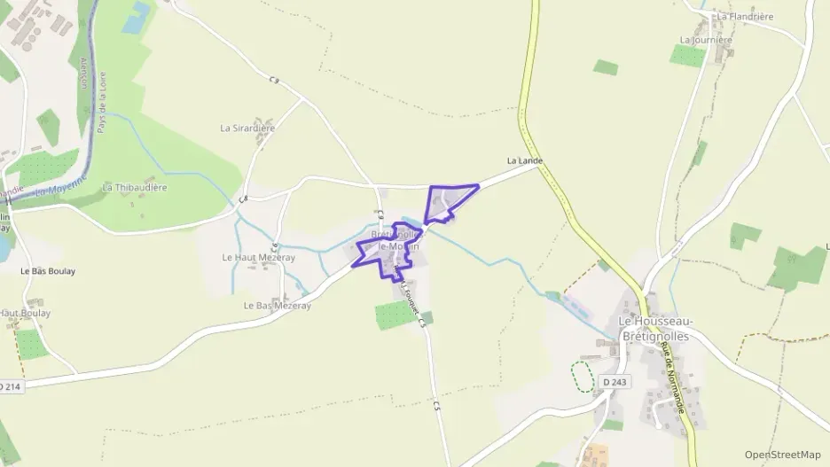Maison 50 m² trois pièces à vendre à Le Housseau-Brétignolles