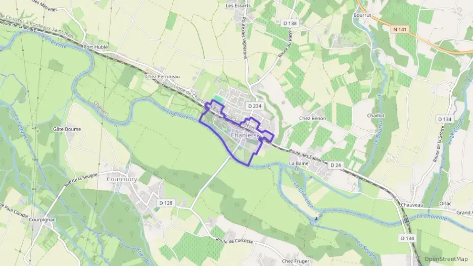 Maison 68 m² trois pièces à vendre à Chaniers