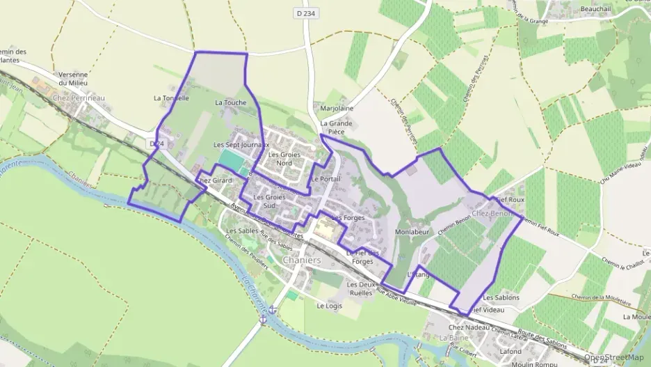 Maison 86 m² trois pièces à vendre à Chaniers