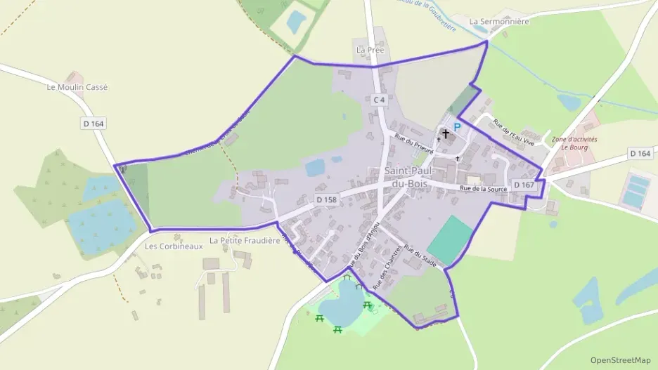 Maison 95 m² quatre pièces à vendre à Saint-Paul-du-Bois