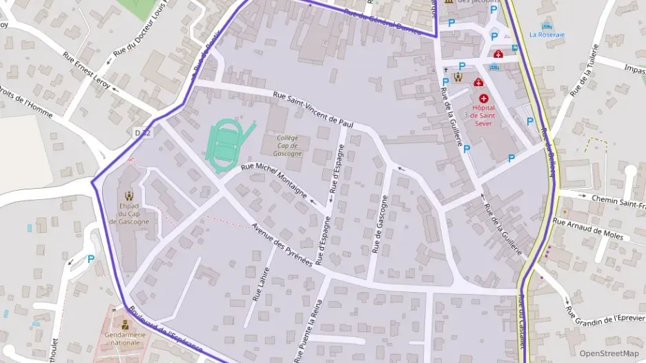 Maison 71 m² trois pièces à vendre à Saint-Sever Maison 71 m² trois pièces à vendre à Saint-Sever