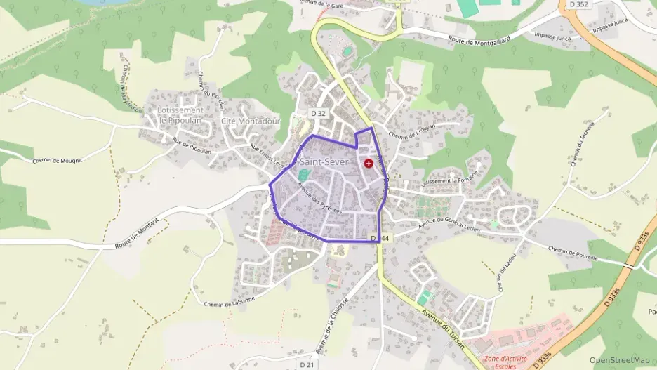 Maison 71 m² trois pièces à vendre à Saint-Sever Maison 71 m² trois pièces à vendre à Saint-Sever