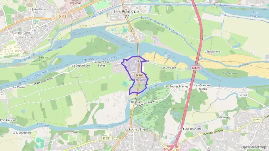 Maison 105 m² six pièces à vendre à Les Ponts-de-Cé