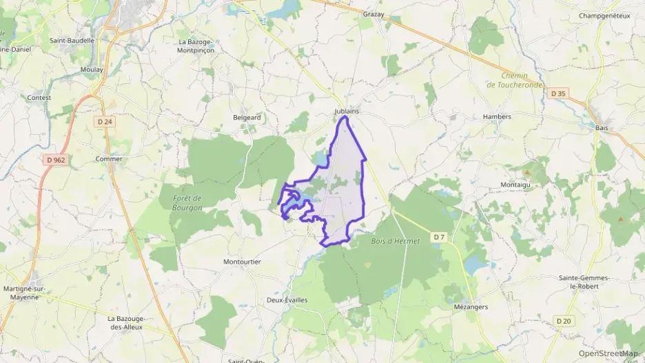 Maison 90 m² quatre pièces à vendre à Jublains