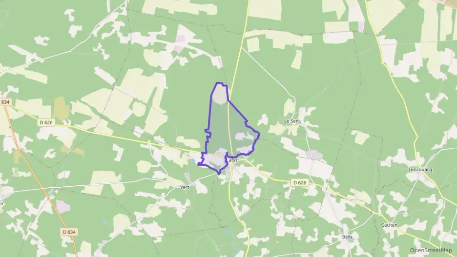 Maison 70 m² trois pièces à vendre à Labrit