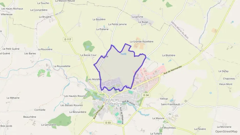 Maison 110 m² cinq pièces à vendre à Lassay-les-Châteaux Maison 110 m² cinq pièces à vendre à Lassay-les-Châteaux