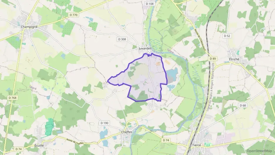 Maison 130 m² quatre pièces à vendre à Juvardeil Maison 130 m² quatre pièces à vendre à Juvardeil