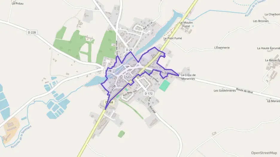 Maison 73 m² cinq pièces à vendre à Miré