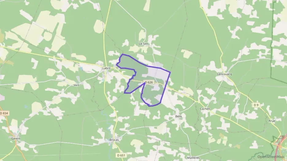 Maison 101 m² trois pièces à vendre à Labrit