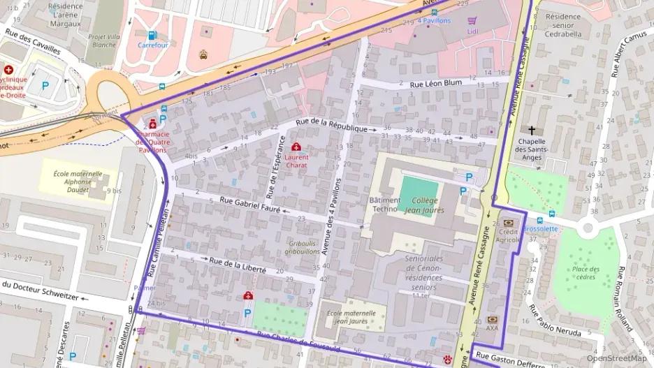 Maison 60 m² quatre pièces à vendre à Cenon