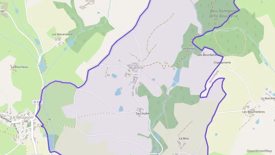 Maison 55 m² trois pièces à vendre à Beugnon-Thireuil