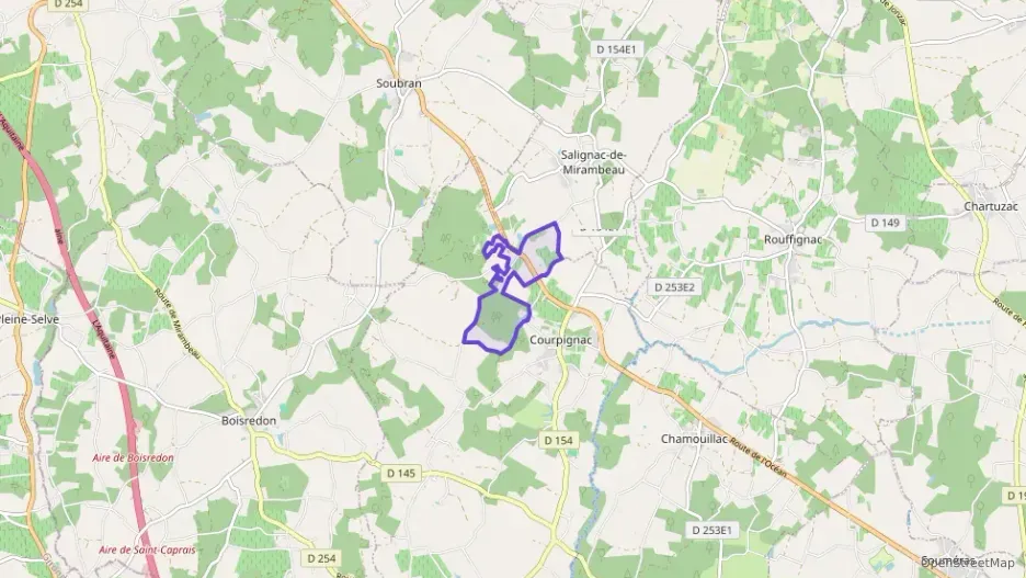 Maison 100 m² trois pièces à vendre à Courpignac Maison 100 m² trois pièces à vendre à Courpignac