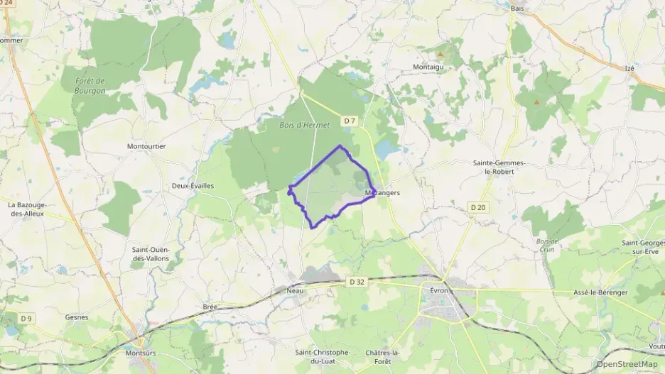 Maison 60 m² trois pièces à vendre à Mézangers Maison 60 m² trois pièces à vendre à Mézangers