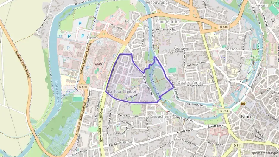 Maison 72 m² quatre pièces à vendre à Niort