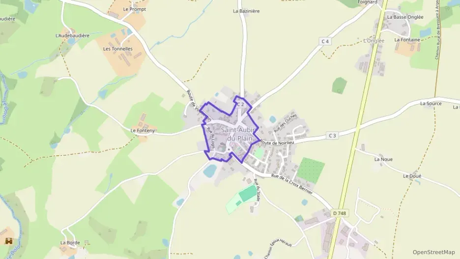 Maison 85 m² deux pieces à vendre à Saint-Aubin-du-Plain Maison 85 m² deux pieces à vendre à Saint-Aubin-du-Plain