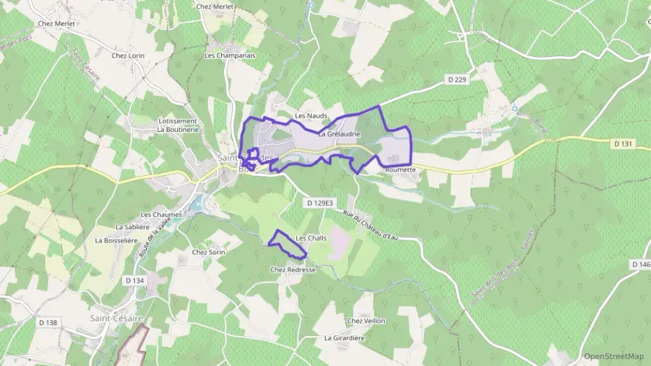 Maison 90 m² trois pièces à vendre à Saint-Bris-des-Bois