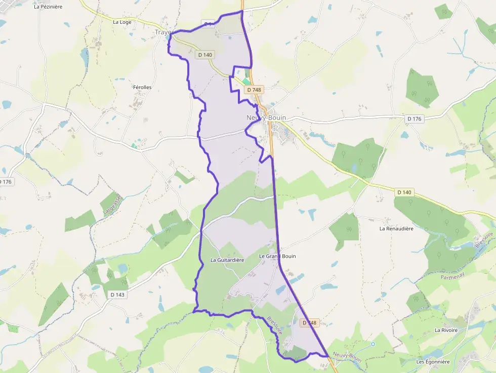 Maison 130 m² quatre pièces à vendre à Neuvy-Bouin