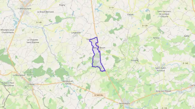 Maison 130 m² quatre pièces à vendre à Neuvy-Bouin