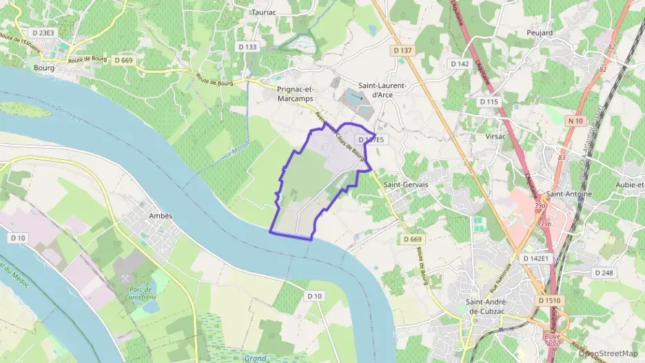 Maison 90 m² quatre pièces à vendre à Prignac-et-Marcamps