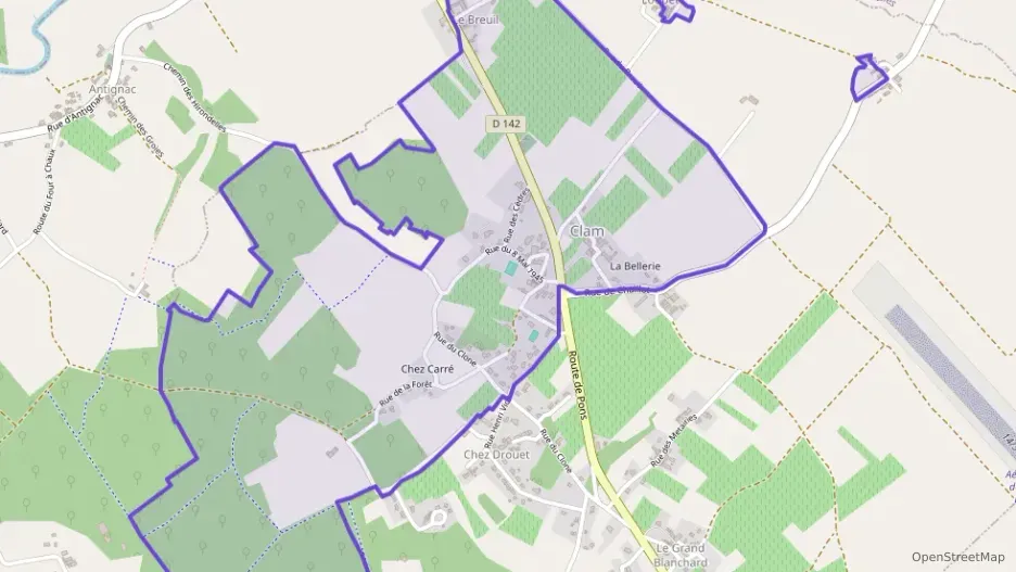 Maison 94 m² quatre pièces à vendre à Clam Maison 94 m² quatre pièces à vendre à Clam